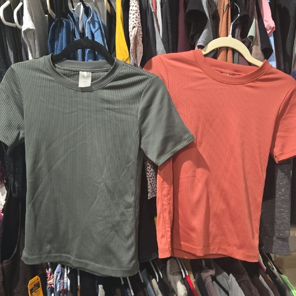 Womens Calia T-Shirt Bundle - Green and Orange